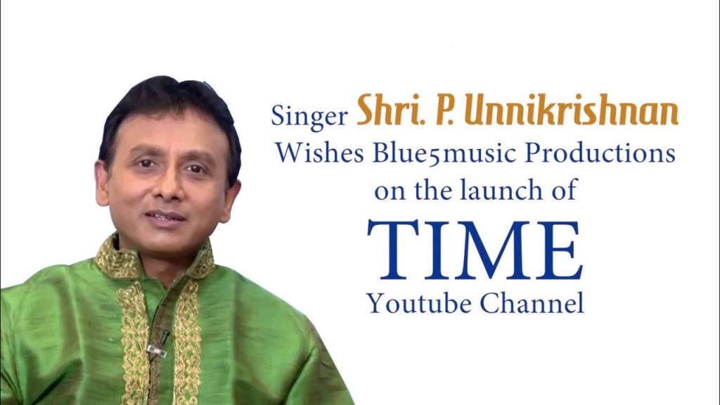 Singer Shri Unnikrishnan wishes -TIME&nbsp;Musical