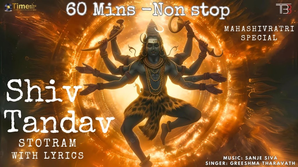 Mahashivratri 1 hour Non Stop – Shiv Tandav Stotram with lyrics | Trance music meditation | Om&nbsp;Shiva
